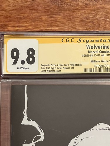 Wolverine #33 CGC SS 9.8 SDCC Exclusive Virgin Sketch Variant Ltd 900 Deadpool - Picture 2 of 10