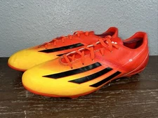 Adidas F10 FG Soccer Football Cleats M21951 Men's Size 12 Orange/Yellow