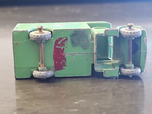 RARE VINTAGE GREEN CAR MATCHBOX Lesney England Delivery Moving Box Truck Diecast - Picture 7 of 8
