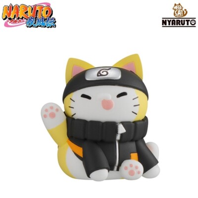 Mega Cat NARUTO Shippuden Nyaruto Master Pupil Bond Mini Figure Naruto Uzumaki