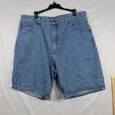 Vintage Wrangler Shorts Mens 38 Relaxed Fit Denim Authentic Jeans 606W 90s