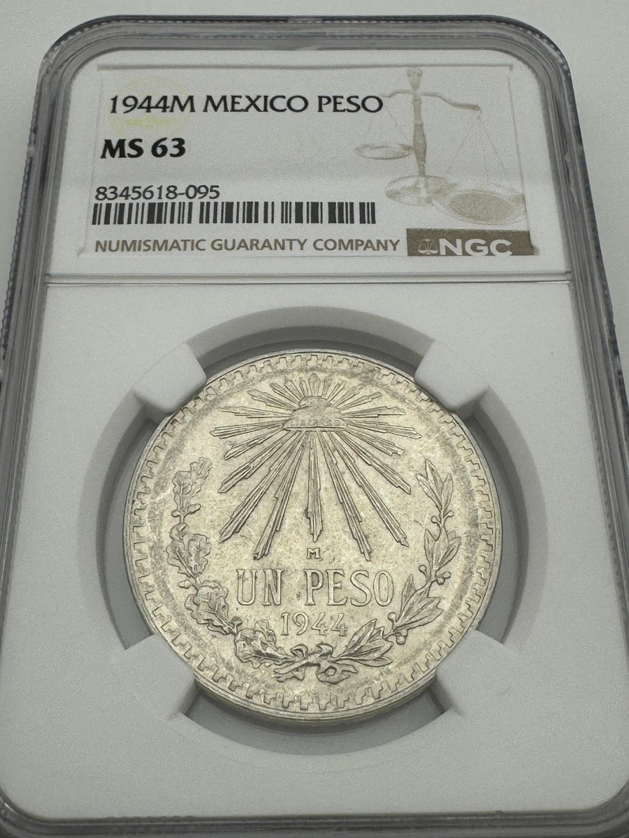 1 Peso 1944 Year Silver Mexican Coins (1905-Now) for sale | eBay