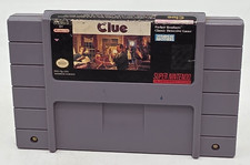 Super Nintendo SNES Clue (Cleaned, Tested & Working)