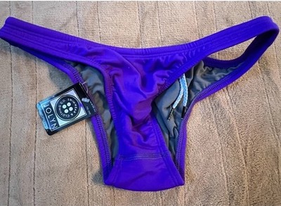 JOLYN Brazil Cut Bikini Bottoms Medium Purple NWT