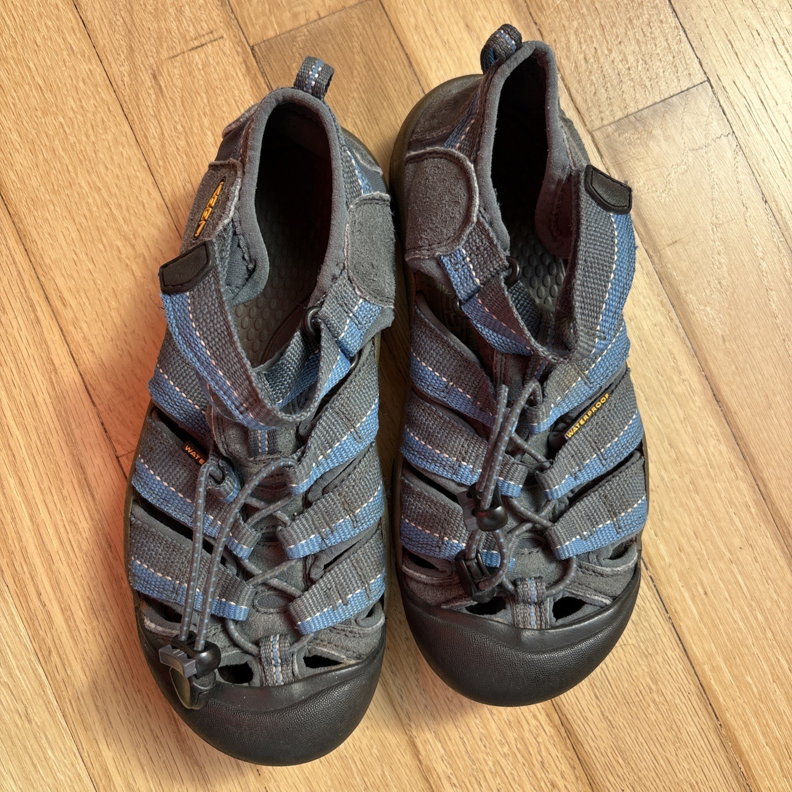 Sandali da trekking blu impermeabili Keen Youth taglia 3 NEWPORT H2 9212 scarpe ragazzo