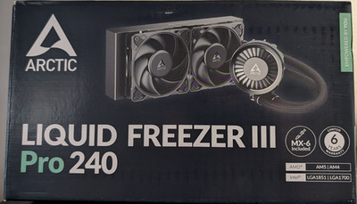 ARCTIC Liquid Freezer III Pro 240 Liquid CPU Cooler Black LGA1700 AM5