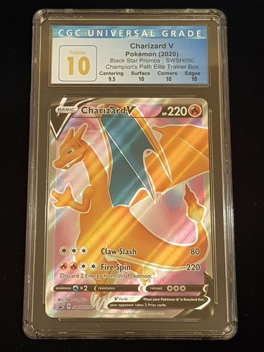 Charizard V graded CGC 10 for sale on eBay