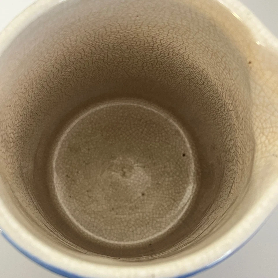 Jarra jarra de agua vintage con patrón de uva azul UHL Pottery Co Foto 4 de 4