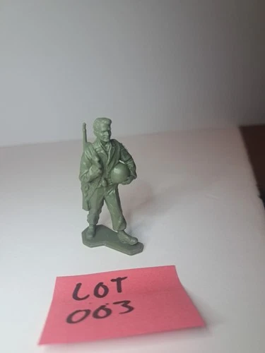 Vintage Marx 1950-60s Gallant Men WW2 Battleground Play Set Pvt D'Angelo Figure