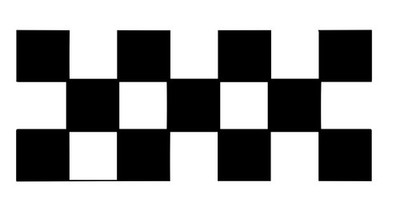 New Racing Checkers Permanent Vinyl Decal Sticker Black Custom Colors 6 