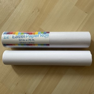 Lot 2 Of Melissa & Doug Tabletop Easel Paper Roll (12 inches x 75 feet) 1 Sealed