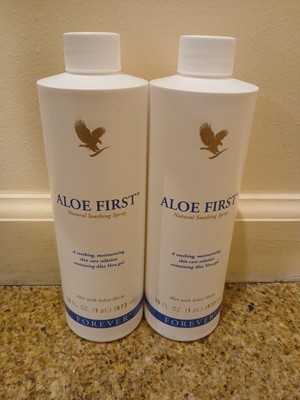 2 Forever Aloe First Natural Soothing Spray, 16 OZ (473 ml) GREAT FIRST  AID!! | eBay