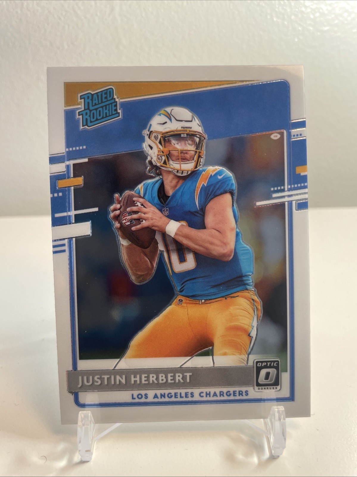 2020 Panini Donruss Optic - Rated Rookies Justin Herbert #153 (RC)
