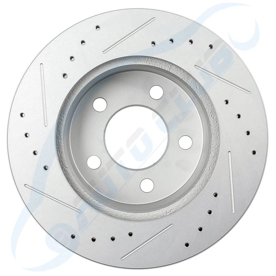 Front Brake Discs Rotors Ceramic Pads Fits Jeep Cherokee Comanche Grand Wrangler - Image 4 of 4