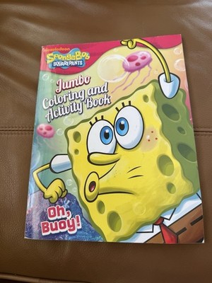 2012 Spongebob Squarepants Oh Buoy! Coloring Book Viacom New