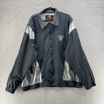 Oakland Raiders Windbreaker Men Extra Extra Large Black Unique Sports Generation