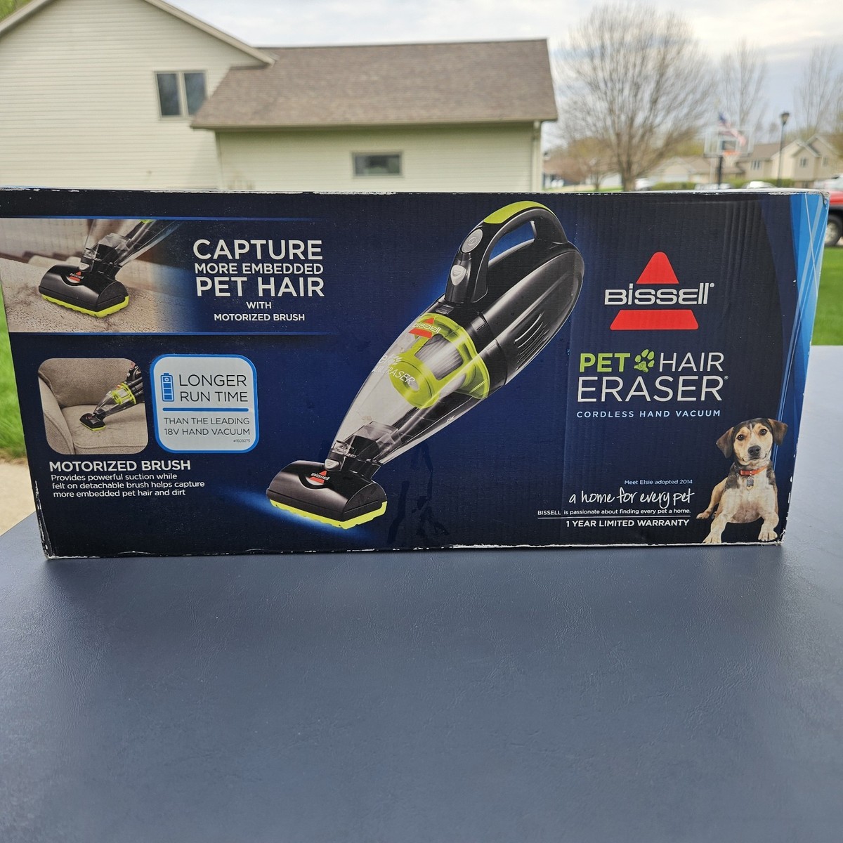 NEW! Bissell Pet Hair Eraser Cordless Hand Vacuum (1782) With