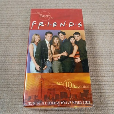 The Best of FRIENDS VHS 2001 Sitcom Fan Favorites Unseen Footage Warner NEW
