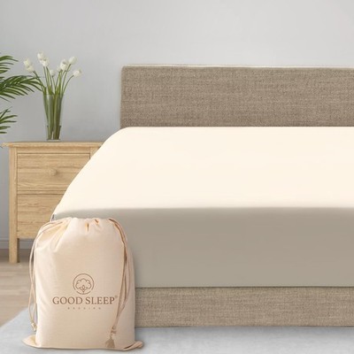 Twin XL Fitted Sheet - 800 TC Extra Long Twin Sheets for Dorm 100% Egyptian C...