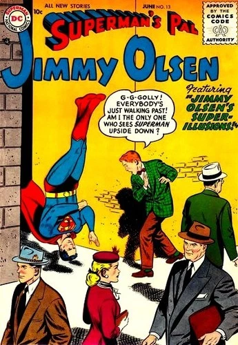 SUPERMAN'S PAL JIMMY OLSEN #13 coverless-DC EARLY VINTAGE SILVER AGE 1956!!