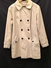 Vince Camuto Women's Tan Size XL Double Breasted Trench Coat