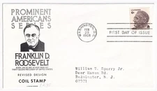 STAMP US SCOTT 1305 "Roosevelt" 6 CENT 1968 FDC - B