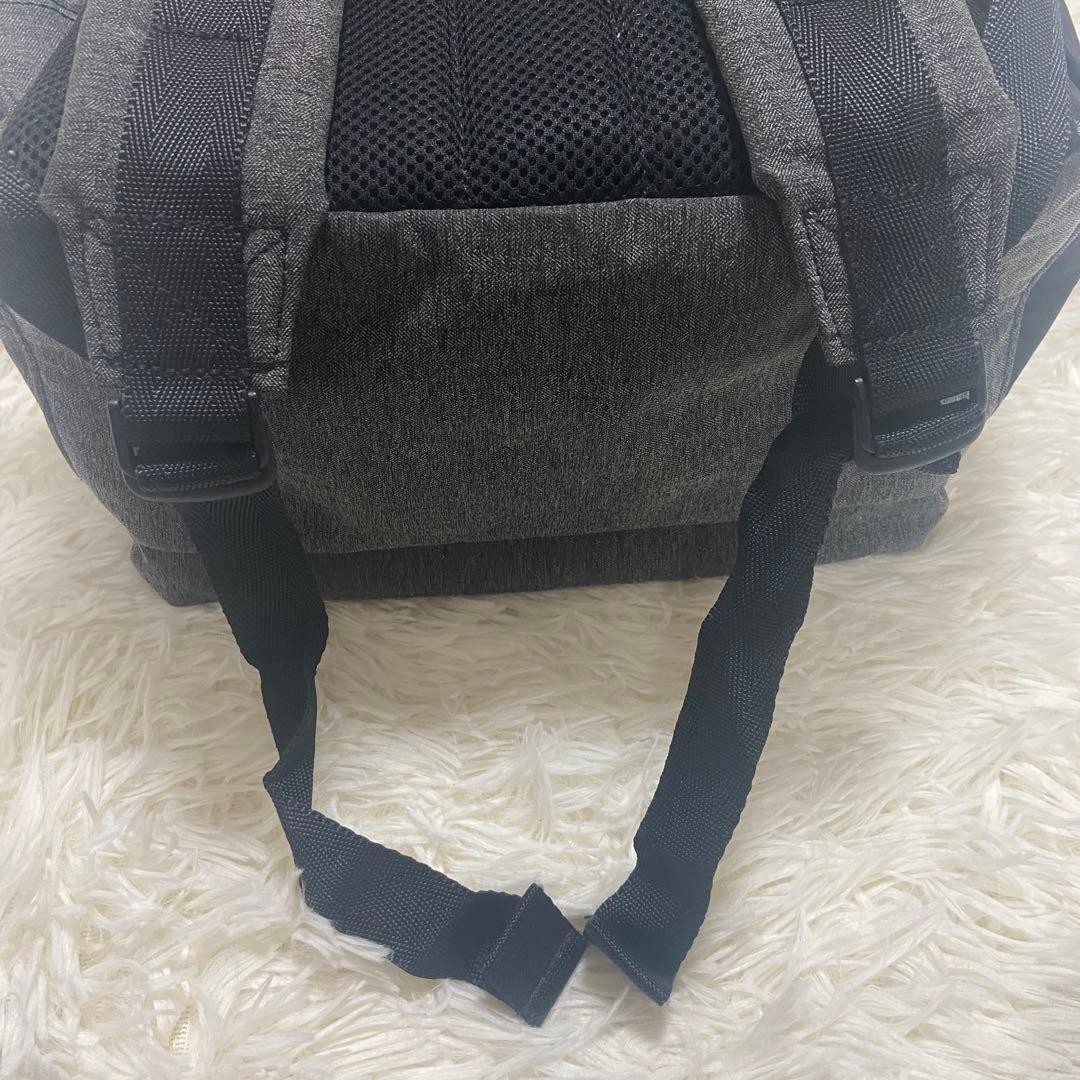 Porter Function Daypack Rucksack Black Gray Slim … - image 7