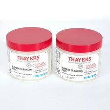 2 Thayers Blemish Clearing Pads Acne Exfoliating 60 ct ea 2027 Exp Alcohol Free