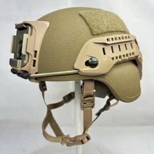 Small Coyote Brown ACH Ballistic Military Advanced Combat Helmet MICH Gentex US