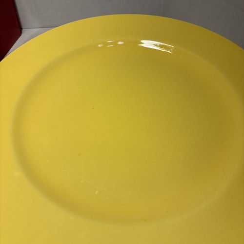 Vintage MCM Franciscan Pottery El Patio Yellow Plates Group Of 3 All Sizes - Picture 15 of 15