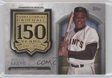 2019 Topps Update 150th Anniversary Manufactured Medallion Willie Mays HOF 0b0