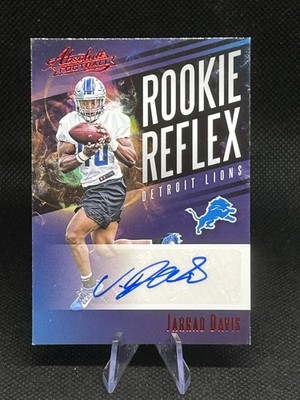 2017 Panini Absolute - Rookie Reflex Signatures Jarrad Davis #RR-JD Red (AU, RC)