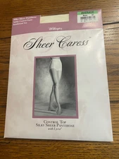 Worthington Sheer Caress Silky Sheer Pantyhose Control Top -Average - Bone - New