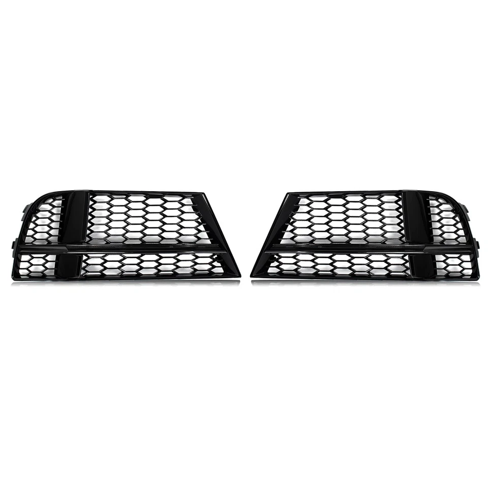 Front Fog Light Cover Bezel Grille Grill For AUDI A3 8V S-LINE 2017-2019 2020 - Изображение 3 из 4