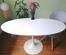 Original Knoll Tulip Tisch – Eero Saarinen – 140x75 oval – Designklassiker 