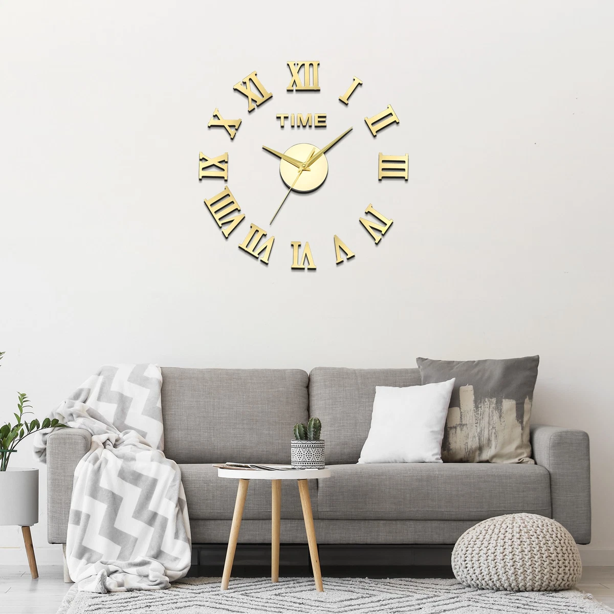 Gold Plastic Standard Wall Clocks for sale | eBay