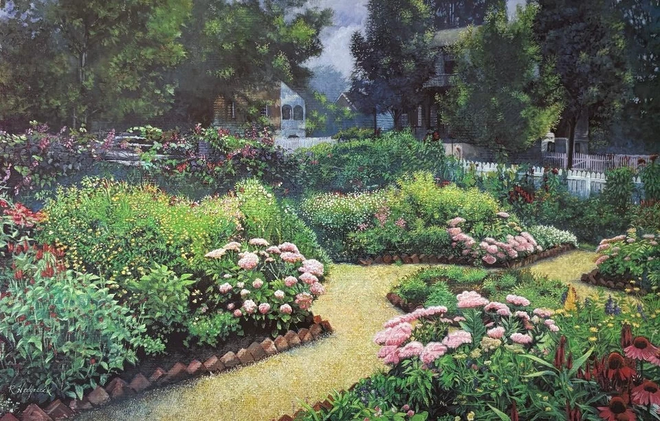 Obra de arte original R Hedgecockl ~ firmada a mano ~ limitada 560/2000 Foto 2 de 4