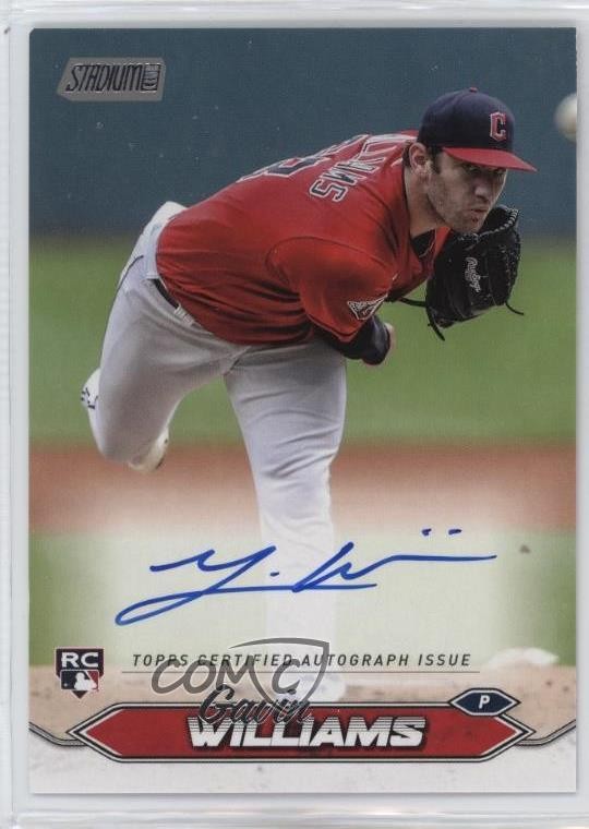 2024 Topps Stadium Club Auto Gavin Williams #SCBA-GW Rookie Auto RC