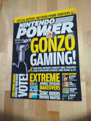 Nintendo Power Magazine Vol 201 March 2006 with Sonic Riders Poster