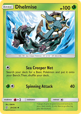 DHELMISE 20/236 UC UNIFIED MINDS POKEMON NM/M
