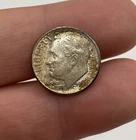 1953 P Roosevelt Silver Dime 90% Mint Set Toned