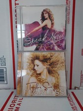 Lot Of 2 Taylor Swift : Fearless Speak Now CDs Good Used - 62j