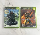 Halo 1 Combat Evolved and Halo 2 Original Xbox - Xbox 360 Compatible - Complete