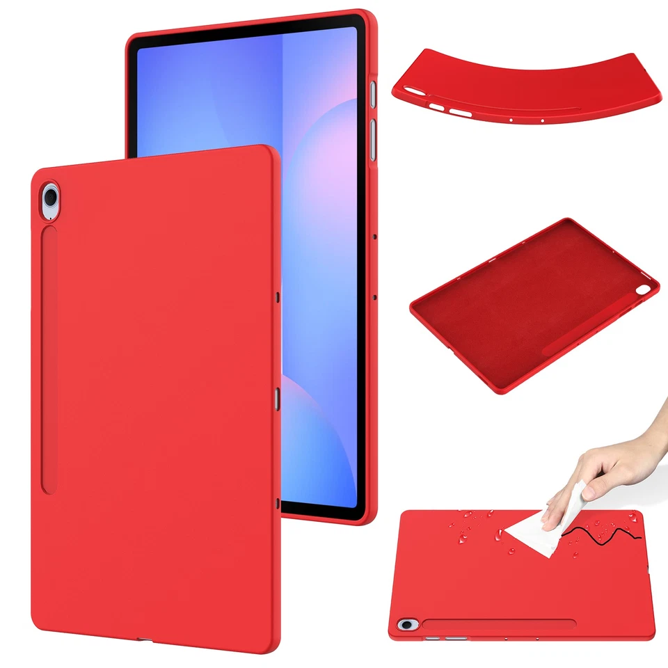 Scratch Resistant Shock Absorbing Portable Silicone Case for Samsung Tab S10 FE+ - Image 4 of 4