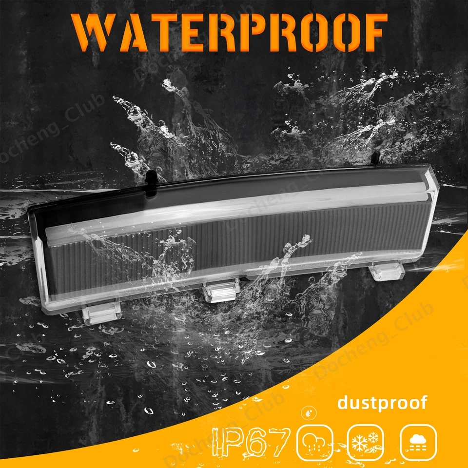 LED Turn Signal Lights Side Marker Lamps with DRL For 2006-2009 Nissan 350z LCI - Imagem 4 de 4