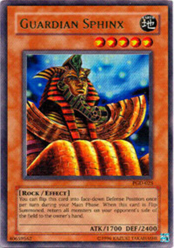 YuGiOh Guardian Sphinx - PGD-025 - Ultra Rare - 1st Ed LP Creased Back - Picture 1 of 1