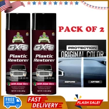 Cristal Products GX-3 Plastic Restorer 8oz - Pack of 2 | Trim & Bumper Restorer