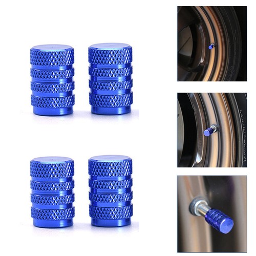 Aluminium Car Wheel Tyre Tire Valve Stems Air Dust Cover Screw Caps Accessories - Picture 7 of 18