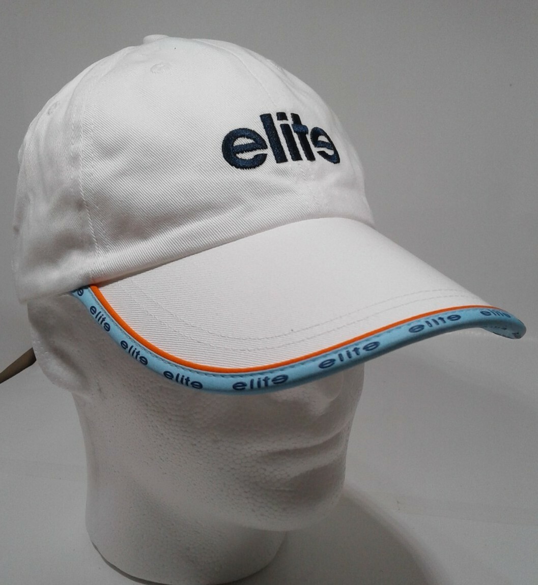 Elite (With Backward 'e') Baseball Cap - White - … - image 3
