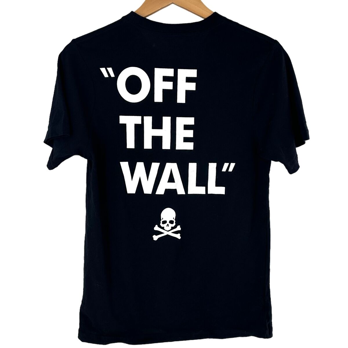 Mastermind Japan x Vans Off the Wall Black Cotton T-Shirt Mastermind Japan x Vans Off the Wall Black Cotton T-Shirt